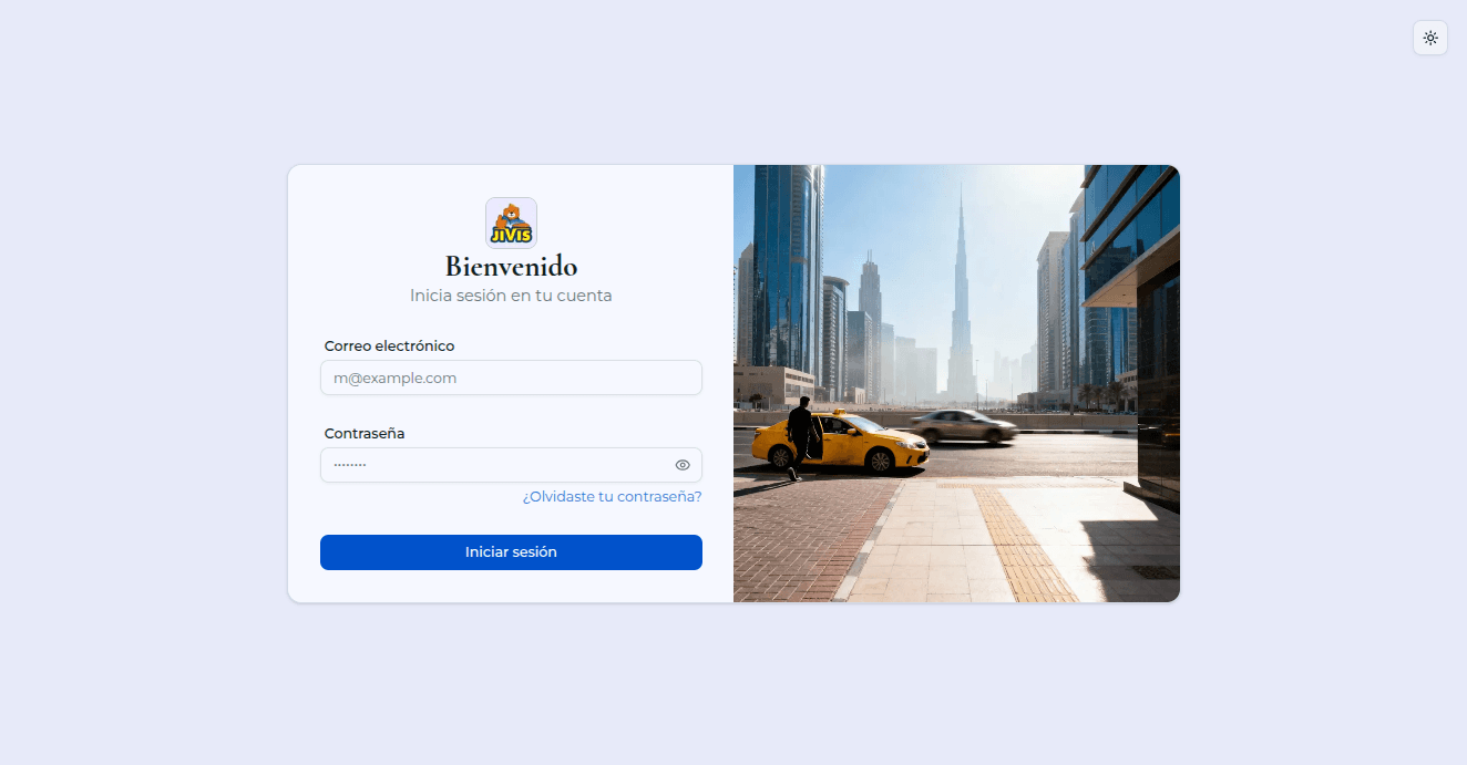 Jivis HRM App Login page