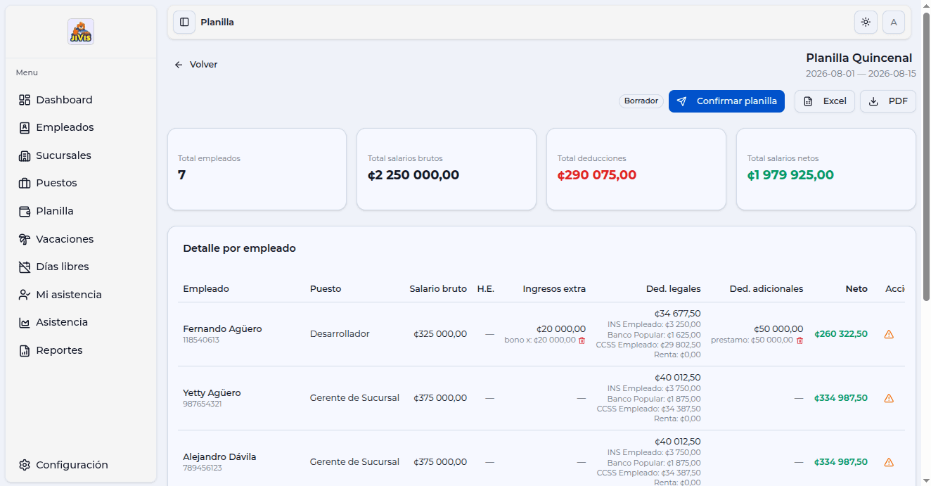 Jivis HRM App Payroll
